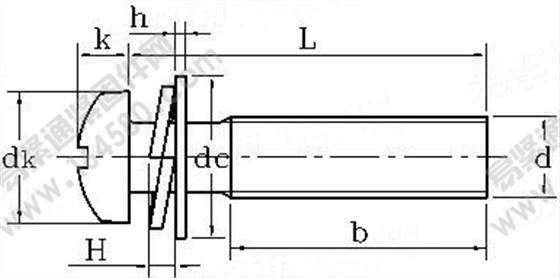 GB /T 9074.8-1988 十字槽小盤頭螺釘、平墊和彈墊組合執(zhí)行標(biāo)準(zhǔn)